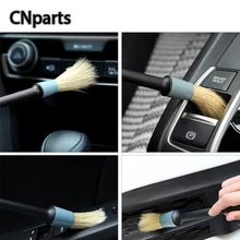 CNparts универсальные автомобильные аксессуары натуральная свиной волос щетка для чистки инструмента для hyundai ix25 Solaris Tucson Mazda 3 6 CX-5 Subaru