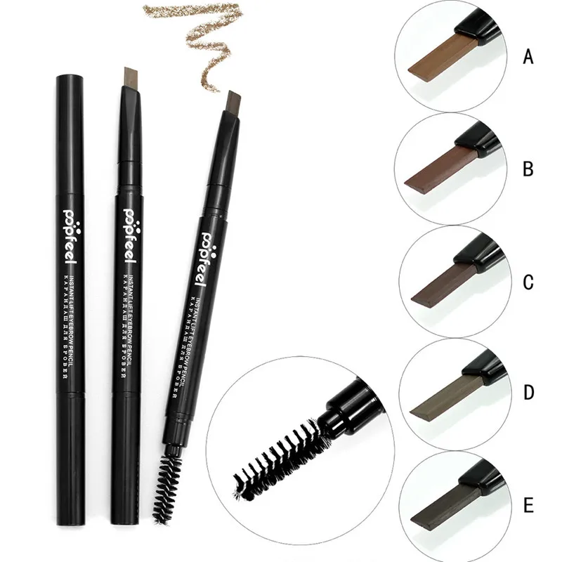 

Cosmetics Makeup Double Automatic Rotation Eyebrow Eyeliner Pencil Tool Cosmetic maquiagem Make up Eyebrow Pen Beauty Tools