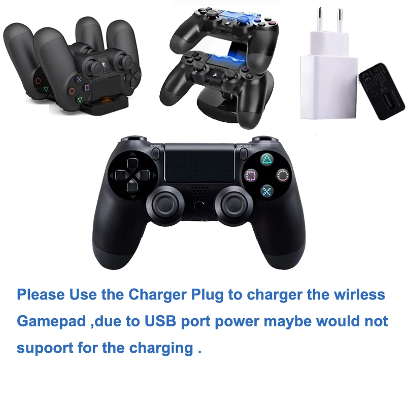 

Wireless Gamepad For Sony PS3 PS4 Bluetooth Console Controller For Dual Shock Vibration Wireless Game Joystick Rocker Trigger