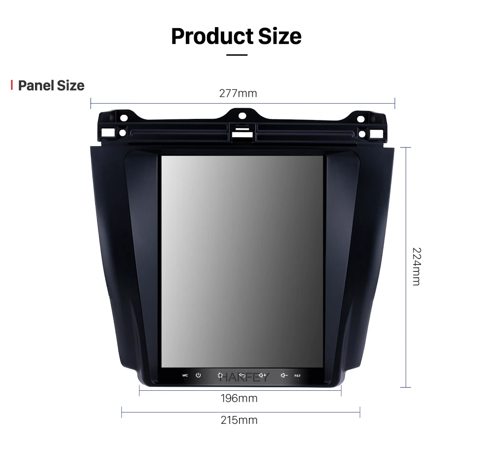 Discount Harfey 4G LTE Multimedia Player Android 6.0 Car GPS for 2003-2006 2007 Honda Accord 7 Navi 9.7"Radio support Rearview camera DVR 19