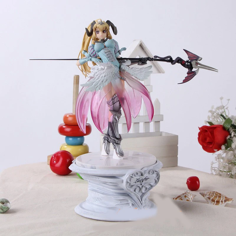 

Free Shipping Sexy 12" The Seven Deadly Sins - Lucifer Arrogance 1/8 Scale Cast Off Boxed PVC Action Figure Model Collection Toy