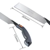 Hand Saw 440mm Japanese Saw 3-edge Tooth SK5 Steel Hacksaw For Gardening Pruning Woodworking 2