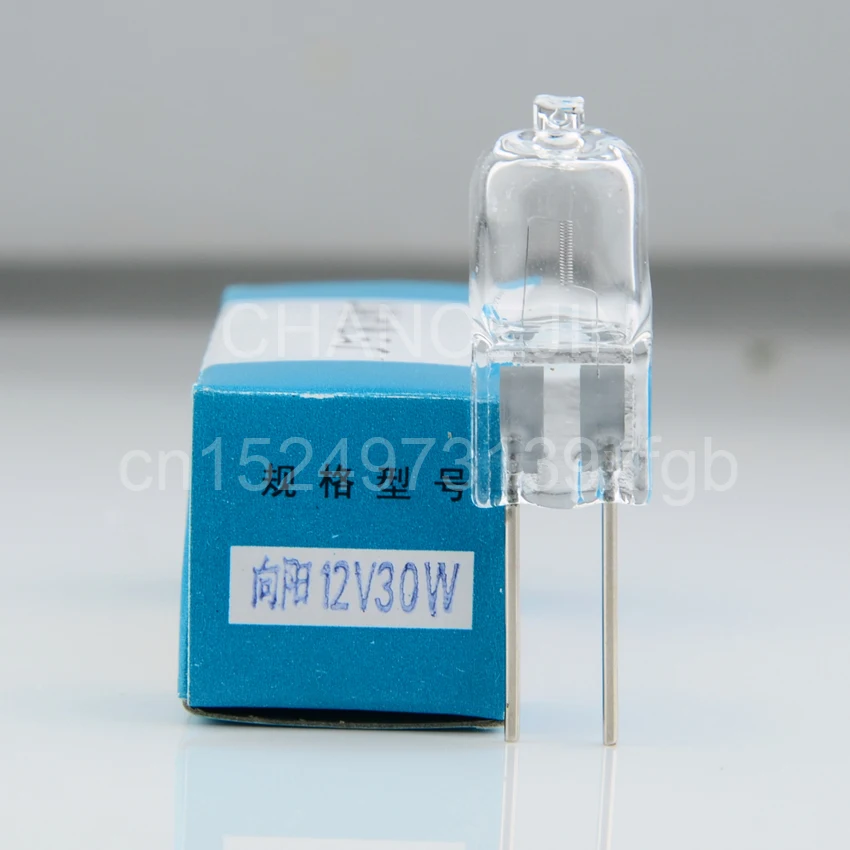 Галогенная лампа 12V30W G6.35 подходит для спектрофотометра 722N 752N 7230G 754N 755B 756MC и т. Д. |