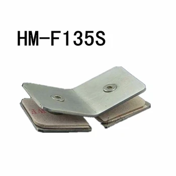

square Stainless Steel sanding brushed Surface 135 degree bathroom Bilateral links Glass Positioning Clamp Glass Partition F135S