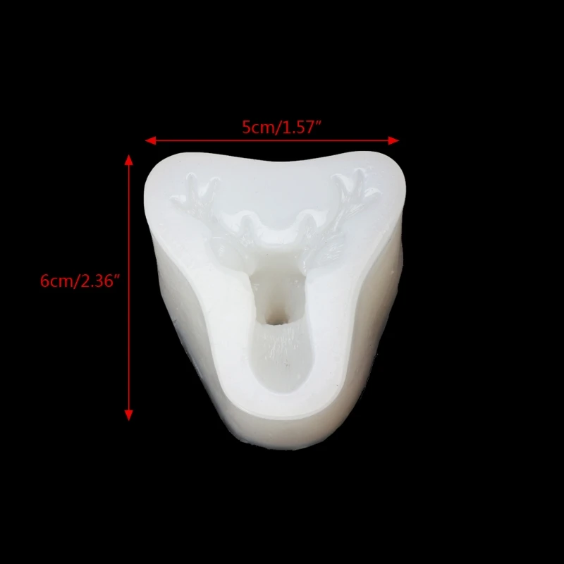 3D Рождество олень эпоксидной смолы силиконовые формы для DIY ювелирных изделий инструмент декоративное ремесло