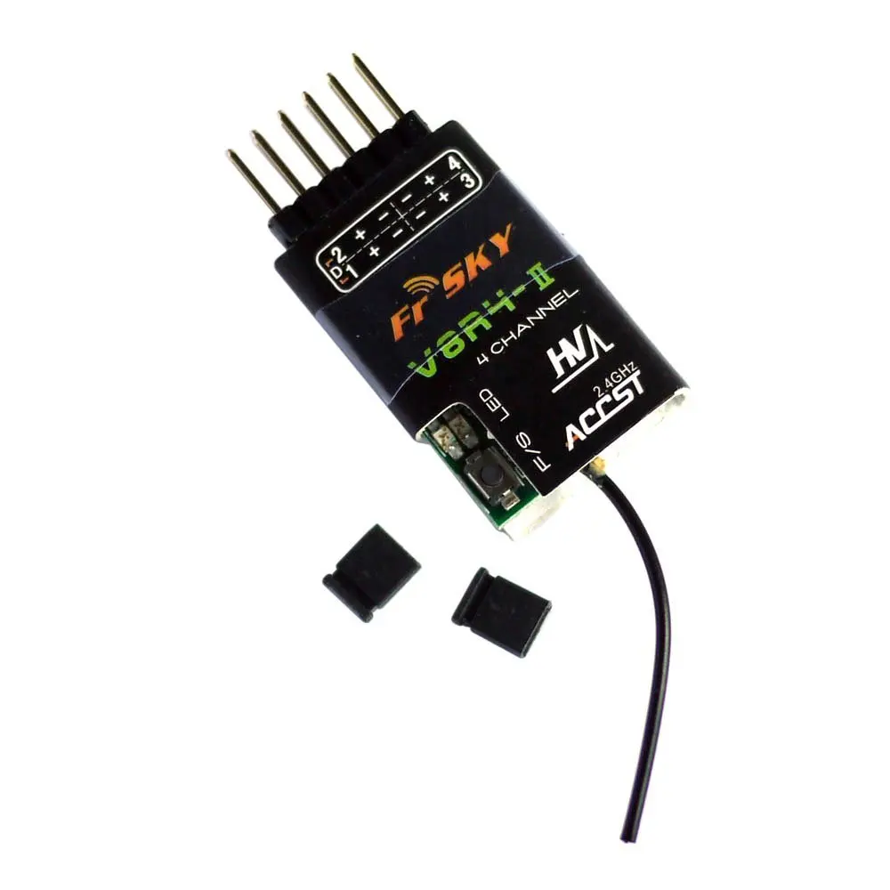 

FrSky V8R4-II 2.4Ghz 4CH Receiver RC ACCST Extended range (1.5km-2.5km) For RC Multicopter Part Compatible with Hitec V8R4