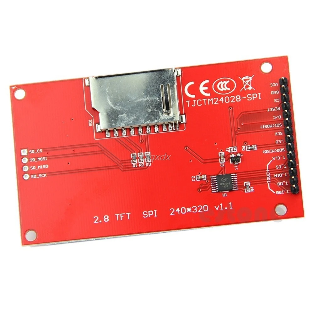 240x320 2," SPI TFT lcd Сенсорная панель последовательный порт Модуль с PCB ILI9341 5 В/3,3 В и Прямая поставка