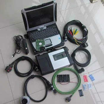 

Super MB star C5 sd connect with laptop cf19 toughbook Rotate Diagnostic PC installed with latest softwar mb sd v2019.05 hdd