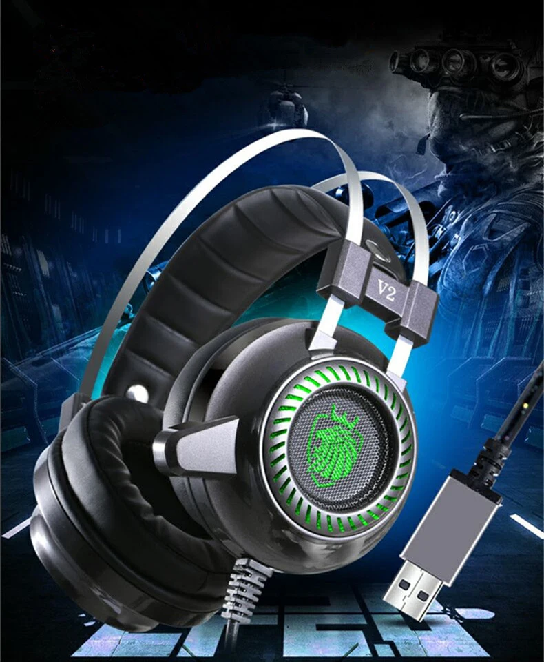 MagiftV2 Professional Gaming Headset Virtual 7.1 Channel USB Stereo Headphone With Mic Voice Control For Computer Gamer (15)