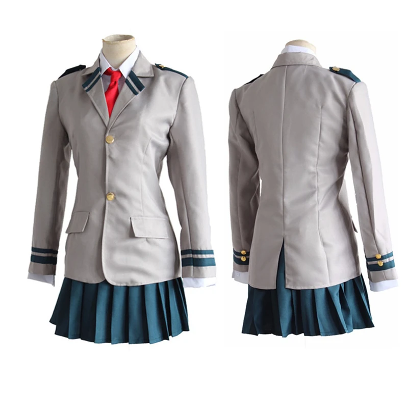 Boku no Hero OCHACO URARAKA Midoriya Izuku костюмы для косплея My academic AsuiTsuyu Yaoyorozu Momo школьная