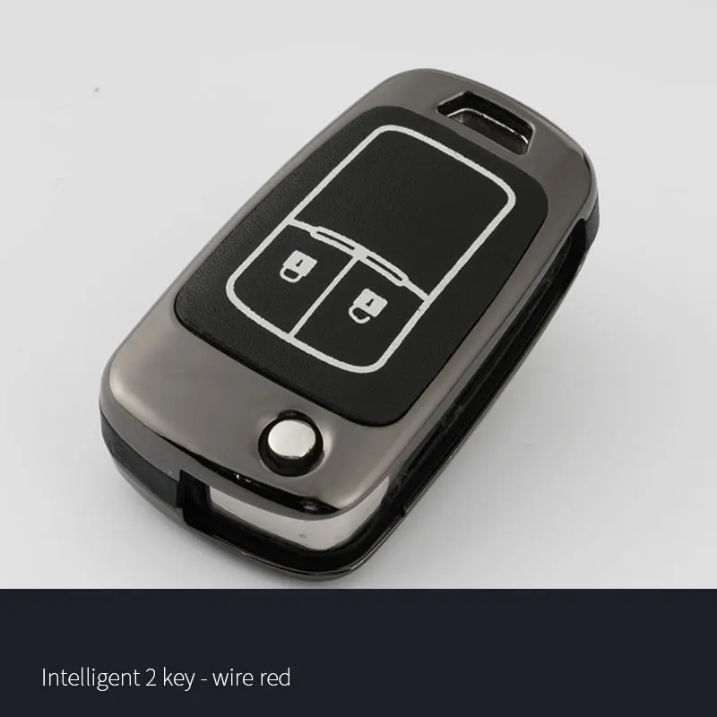 

Galvanized Alloy Car Key Case for Chevrolet cruze accessories orlando tahoe trax for OPEL VAUXHALL Insignia Astra keychain