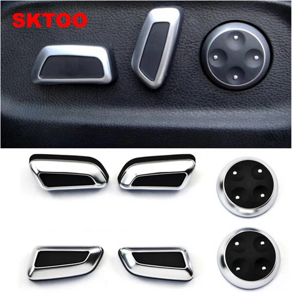 SKTOO 6 шт./компл. Кнопка регулировки сиденья для Volkswagen VW Jetta MK5 GTI Passat B7 CC Tiguan Audi Q3 Q5 A3 A4
