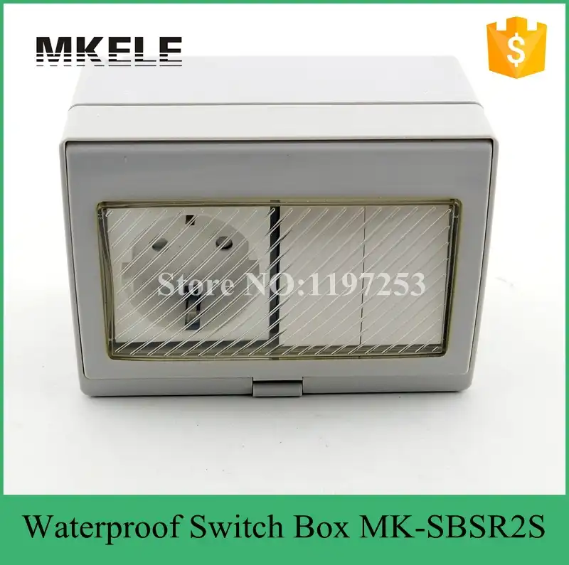 Doorbell Wall Switch Waterproof Dust Proof Outdoor