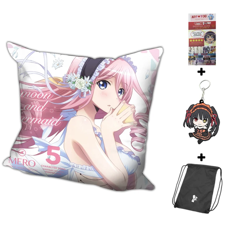 

Hobby Express Monster Musume Anime Dakimakura Square Pillow Cover H0217