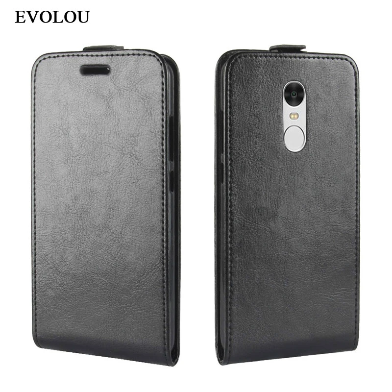 Retro Leather Case For XiaoMi Redmi Note 4X Prime Cases Vertical Flip Leather Cover for Xiaomi Redmi Note 4 Pro Phone Bag EVOLOU xiaomi leather case hard