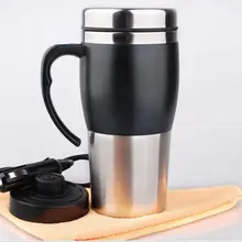 Новая машина для кипячения воды переносная чашка для горячей воды 100 градусов автомобильная электрическая чаша Автомобильная чашка с подогревом 12 v~ 24 v 50 w 400 ml
