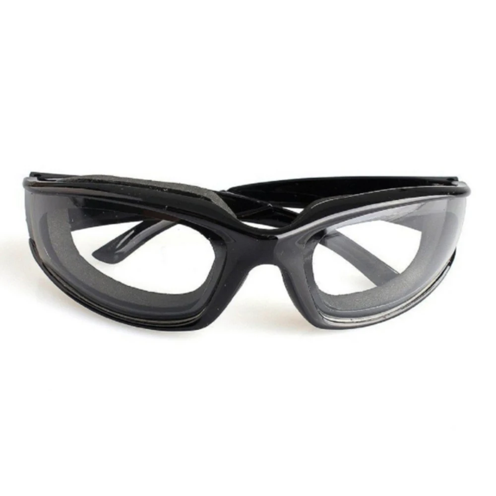 1 шт. кухонные аксессуары лук очки барбекю защитные очки Защита для глаз инструменты для приготовления пищи Прямая поставка - Цвет: Черный