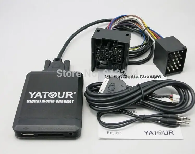

YATOUR AUX+SD+USB Digital Music Changer YT-M07-B-MW1 17pin for B-M -W Digital Media Changer MP3 Interfaces/Player