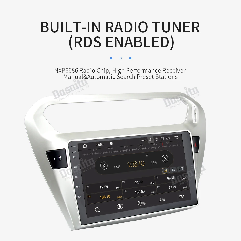 Cheap Car 1 din Android 8.0 car Multimedia for Peugeot 301 Elysee 2014 2015 2016 autoradio with 8-Core 4Gb+32Gb built-in GPS bluetooth 12