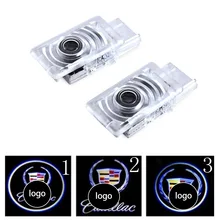 2х светодиодный лазерный привидение тени дверь шаг вежливость Добро пожаловать дверной Светильник проектор логотип проектор светильник для Cadillac SRX XTS SXT ATS CTS