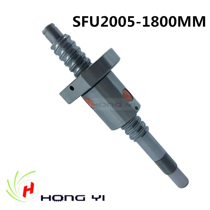 

Ball screws 2005 -L1800mm + 1pcs SFU2005 single ballnut + end machining is optional for CNC Linear Working Table