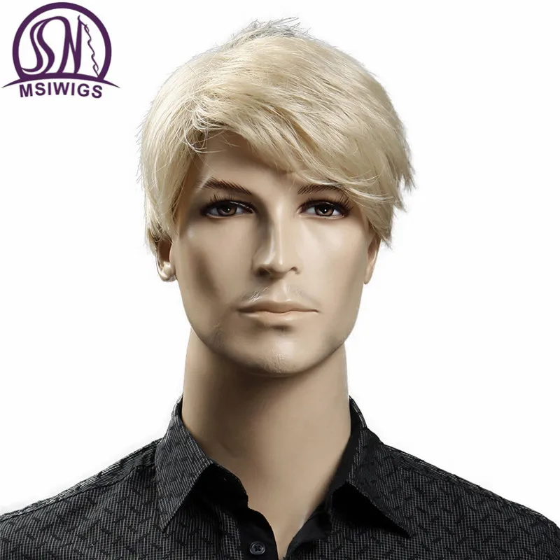 perruques blondes courtes