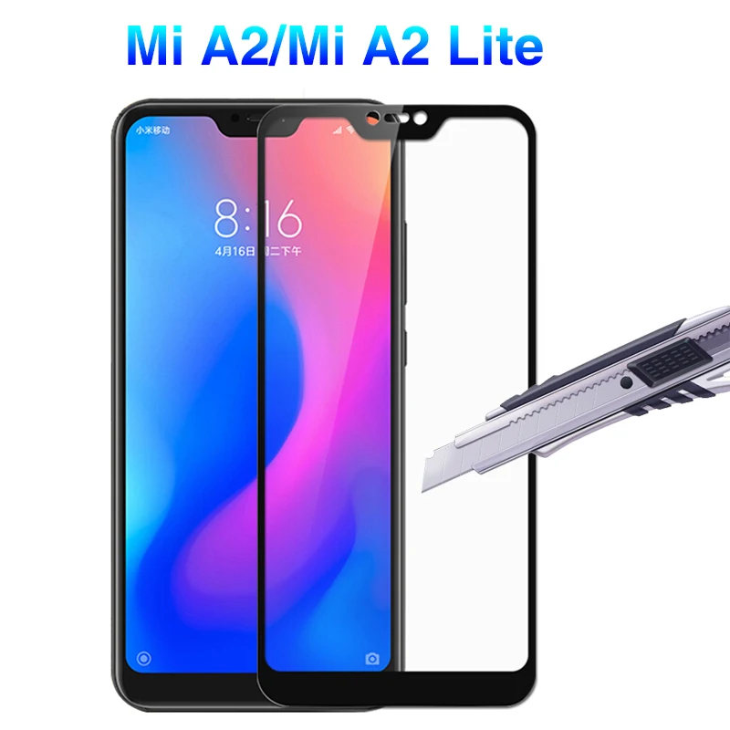 

3D Protective Glas For Xiaomi mi A2 Lite Tempered Glass For Xioami Xaiomi My A2 Light A1 6x 5x mia2 A2Lite 5.84 Screen Protector