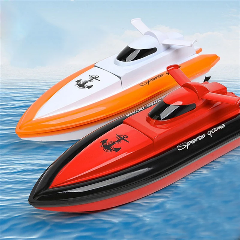 

New 20KM/H Four-channel High Speed Navigation Remote Control Boat Children Toy Model Rowing US RC Boat Playing 12 minutes