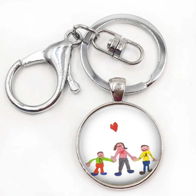 10silver keychain.