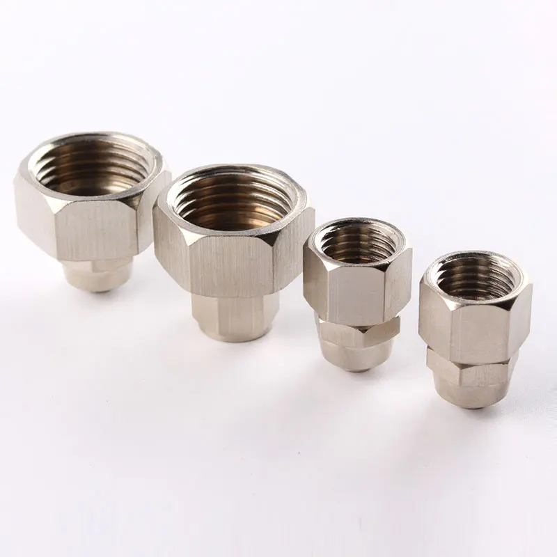 

1PCS Internal Thread Straight Through Copper Material Pneumatic Screw PCF Quick Connectors Fitting Gas Hose One Touch Push Into