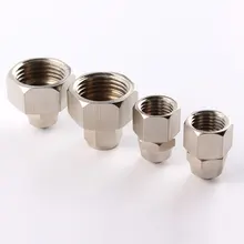 1PCS Internal Thread Straight Through Copper Material Pneumatic Screw PCF Quick Connectors Fitting Gas Hose One Touch Push Into