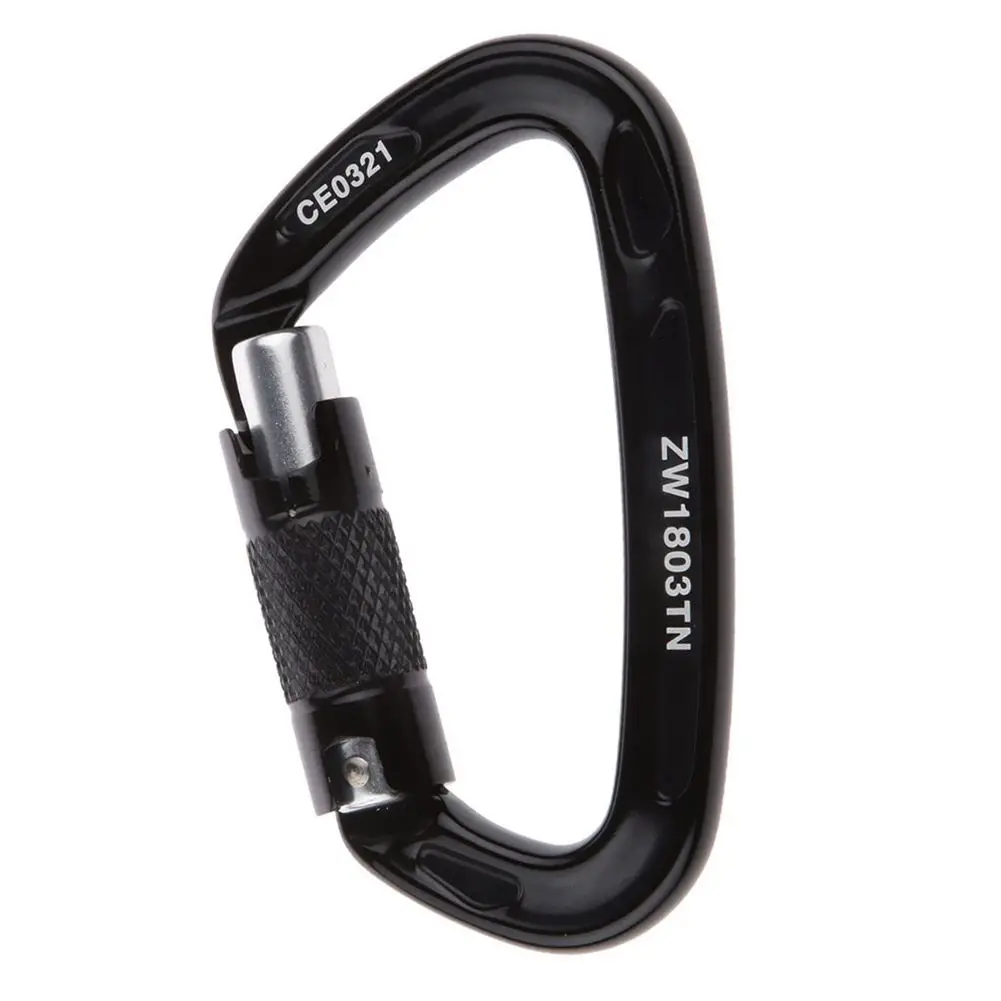 LGFM 24KN D Ring Climbing Equipment Snap Hook, Carabiner Snap Hook for Mountaineering Climbing