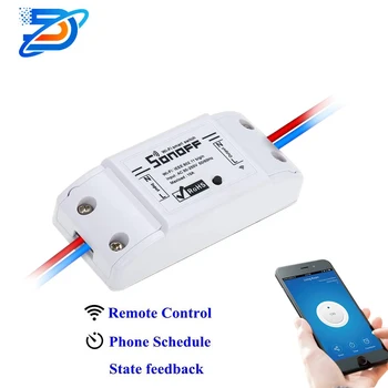 

SONOFF Basic Wifi Switch for Alexa Wireless Remote Switch Smart Automation Module home automation 10A/2200W