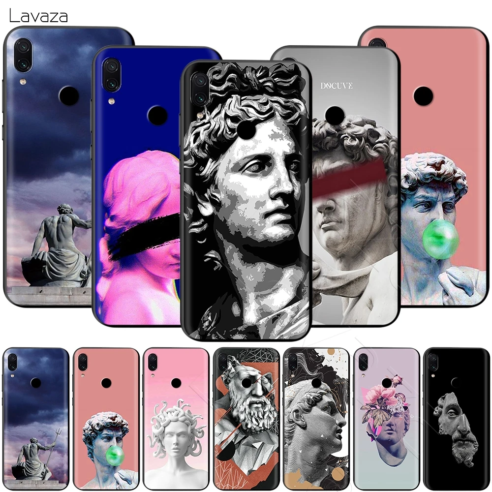 Lavaza Vintage Plaster Statue David Art Case for Xiaomi 9T Pro CC9 A3 Redmi K20 7A Huawei Honor 20 9X P20 Lite Nova 5i Y9 |