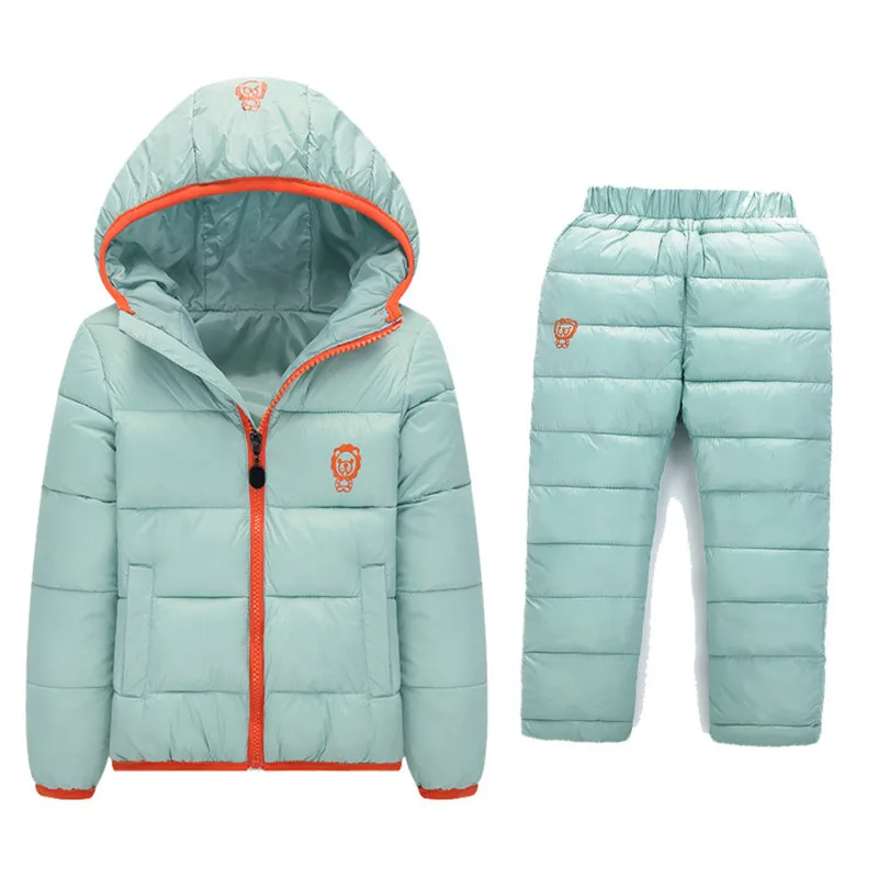 

BibiCola Baby Boy clothing sets Winter thick Snowsuit Children Girls Down Coats Clothing Set Children's Winter Warm Jacket Pants