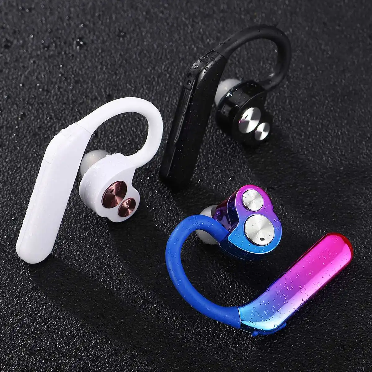TWS bluetooth 5,0 Висячие Наушники ушные крючки безболезненные наушники беспроводные двусторонние стерео IPX7 водонепроницаемая Спортивная гарнитура