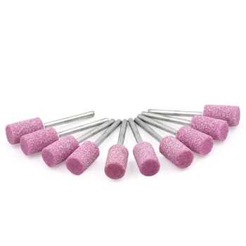 

10pcs Abrasive Stone Tools Electric Drill Cylinder Type Polishing Head Wheel Tool For Dremel Rotary Tools Accessories