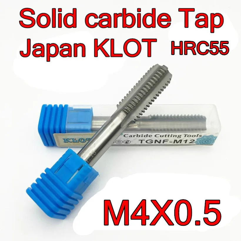 KLOT Solid Carbide Pipe Thread Plug Tap BSP G1/16 28 G1/8 28 G1/4 19 G3