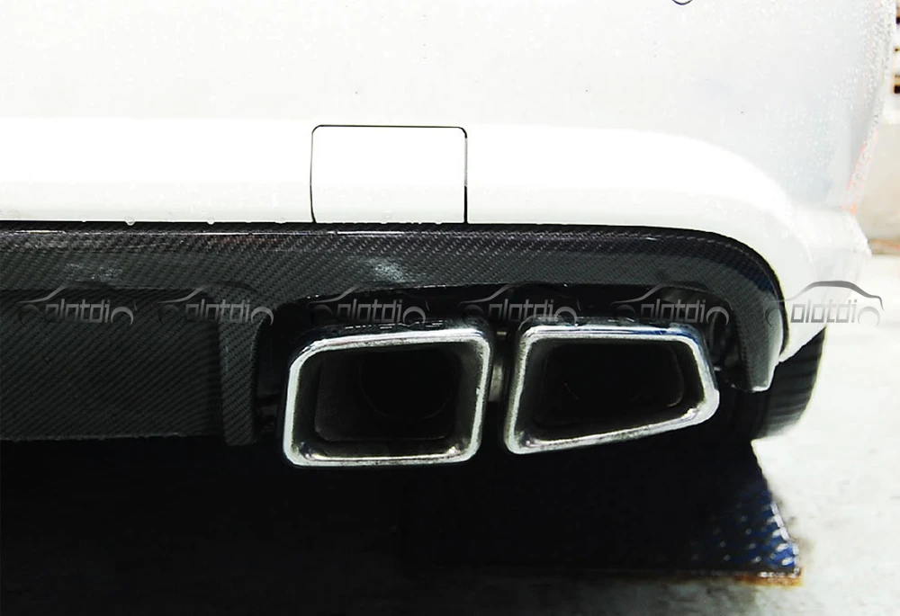 OLOTDI автомобильный Стайлинг для оригинального AMG стиль углеродного волокна диффузор заднего бампера губ для Mercedes Benz W218 CLS63