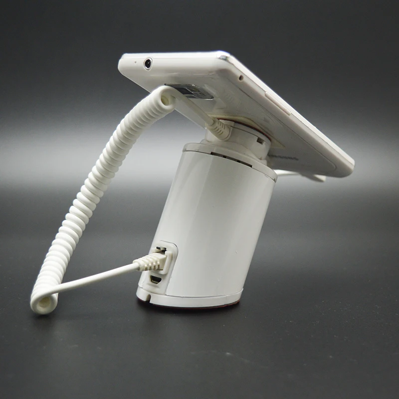 10 piezas de teléfono celular de promoción de venta al por menor alarma Anti robo sistema móvil Smartphone Visualización de alarma de seguridad de carga TypeC Android