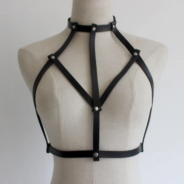 Full set BDSM harness Bondage harness Body harness bra Fetish harness