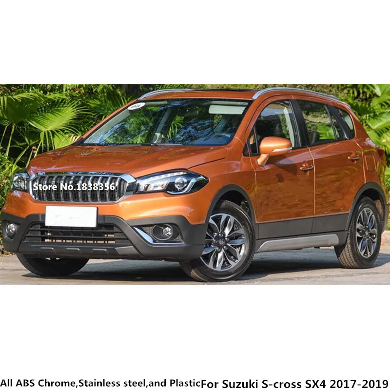 Для Suzuki S-cross scross SX4 автомобильный внутренний стикерный чехол ABS хромированный дверной Подлокотник Накладка рамы 4 шт