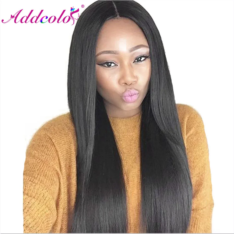 

Middle Side Part Wigs Brazilian Hair Upart Wig Straight U Part Human Hair Wigs 8A Unprocessed Remy Virgin Hair U Part Wig Cheap