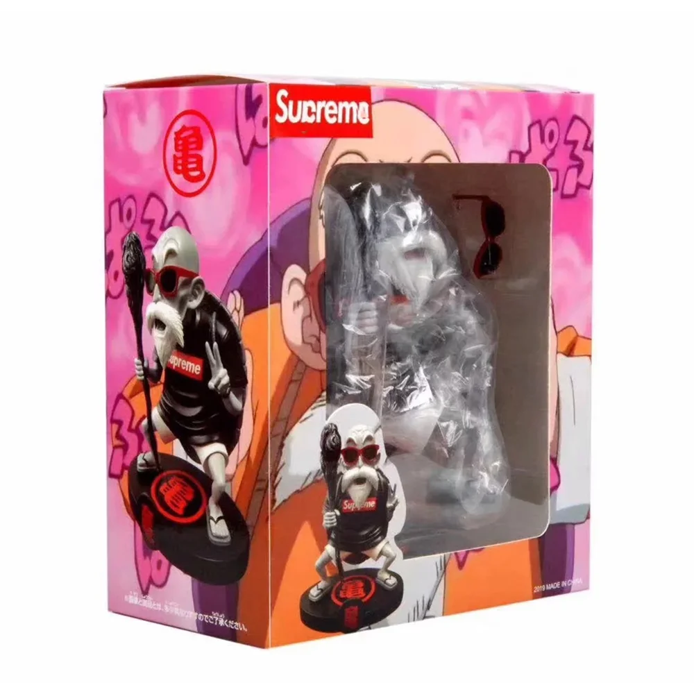 Dragon Ball Z Master Roshi Каме сеннин, фигурки, игрушки для детей, черно-белые игрушки Brinquedos DBZ, детские куклы, аниме фигурки - Цвет: with retail box