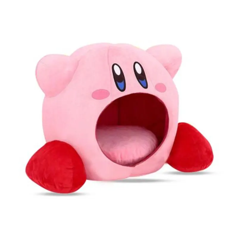Япония Аниме Кирби укус плюшевые подушки детские косплэй Kirby Dream Land подушки для сна клетка - Цвет: Розовый