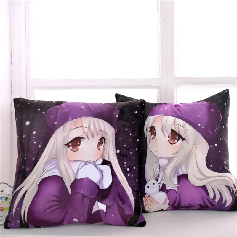 Японская аниме Fate Kaleid liner Prisma Illya обнимающая подушка для тела задняя подушка для спальни дома 45x45 см плюшевая ткань