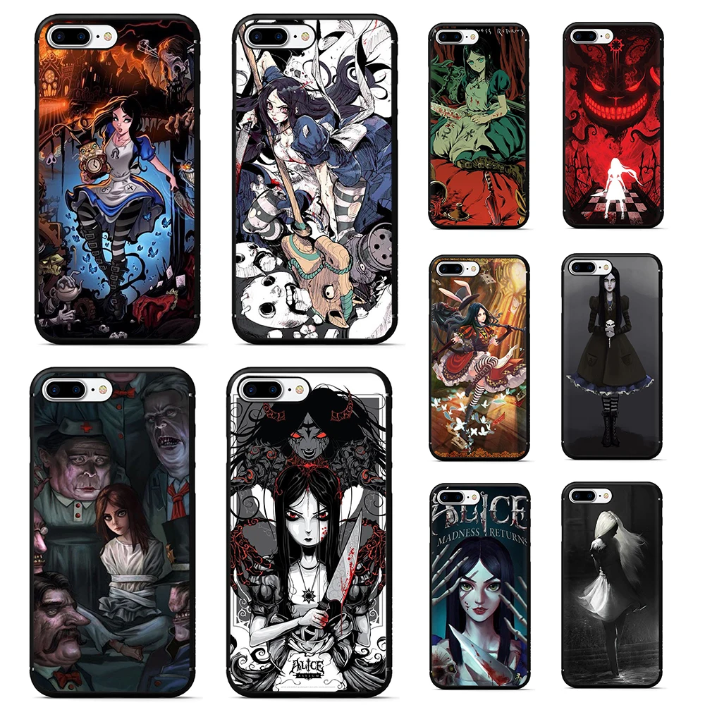 Alice Madness Returns Мягкий силиконовый чехол для телефона iphone 5 5s 6 6s 7 8 plus X XR XS MAX |