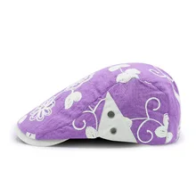 Береты мужские и женские летние головные уборы уличные повседневные Цветочные шапка с рисунком дышащие крутые 56-58 см 10 шт./лот