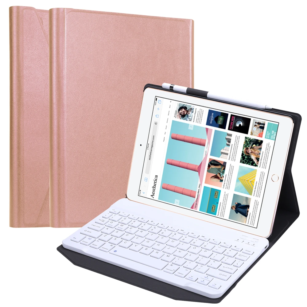 Kemile for iPad 6th 9.7 Case touchpad mouse Keyboard Cover For iPad 5th Air 1 Air 2 Pro 9.7 Case touchpad Keyboard