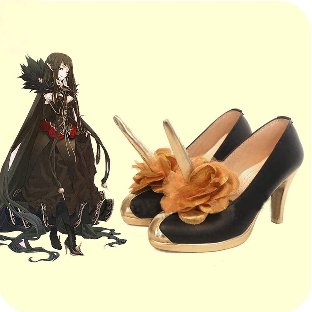 Fate Grand Order FGO Semiramis Sammu-ramat/Обувь для косплея; ботинки супергероя на Хэллоуин; карнавальный костюм; аксессуары